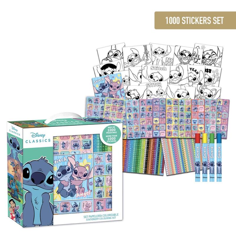 Set pegatinas Stitch Disney 1000pzs Frikytopia