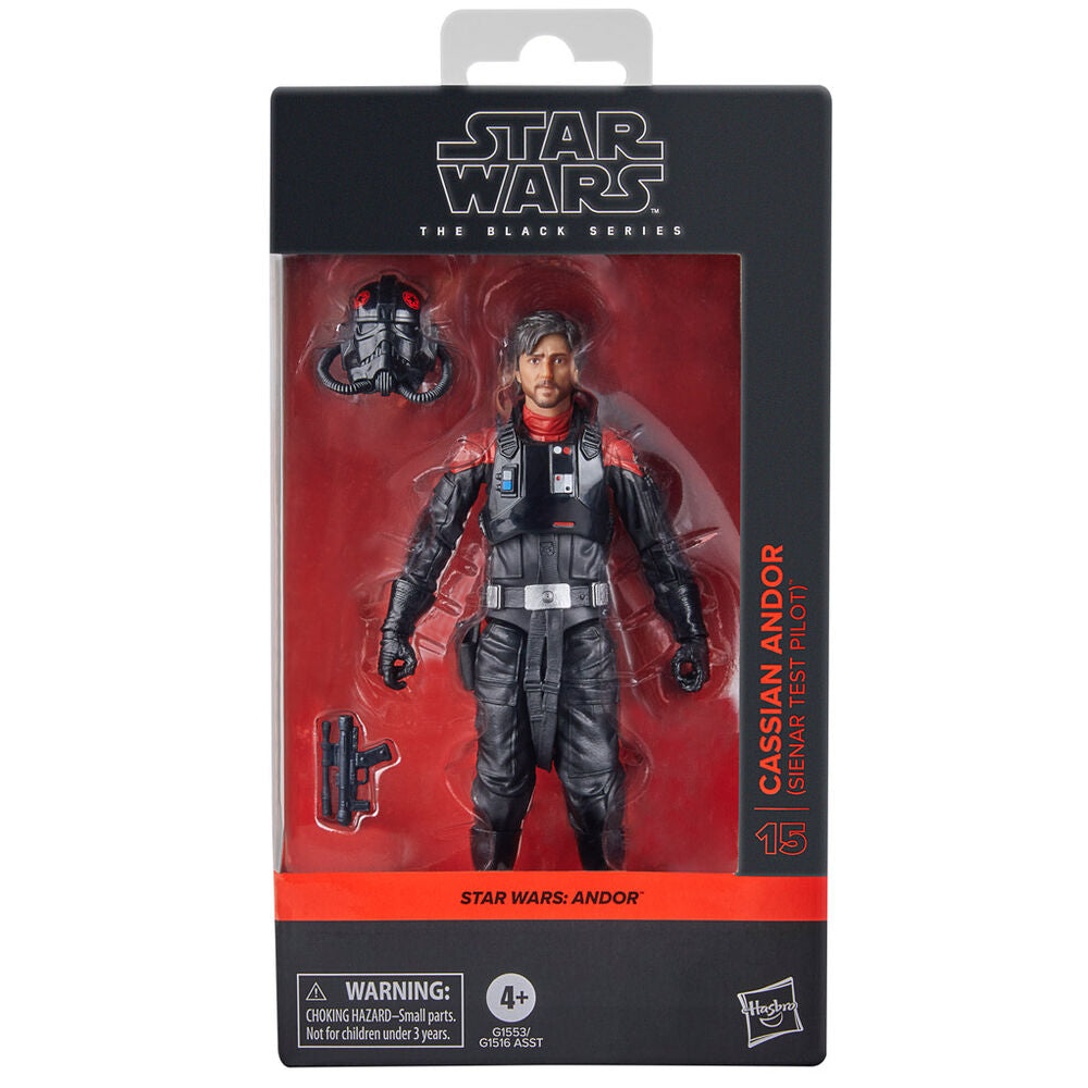 Star Wars: Andor Black Series Figura Cassian Andor (Sienar Test Pilot) 15 cm