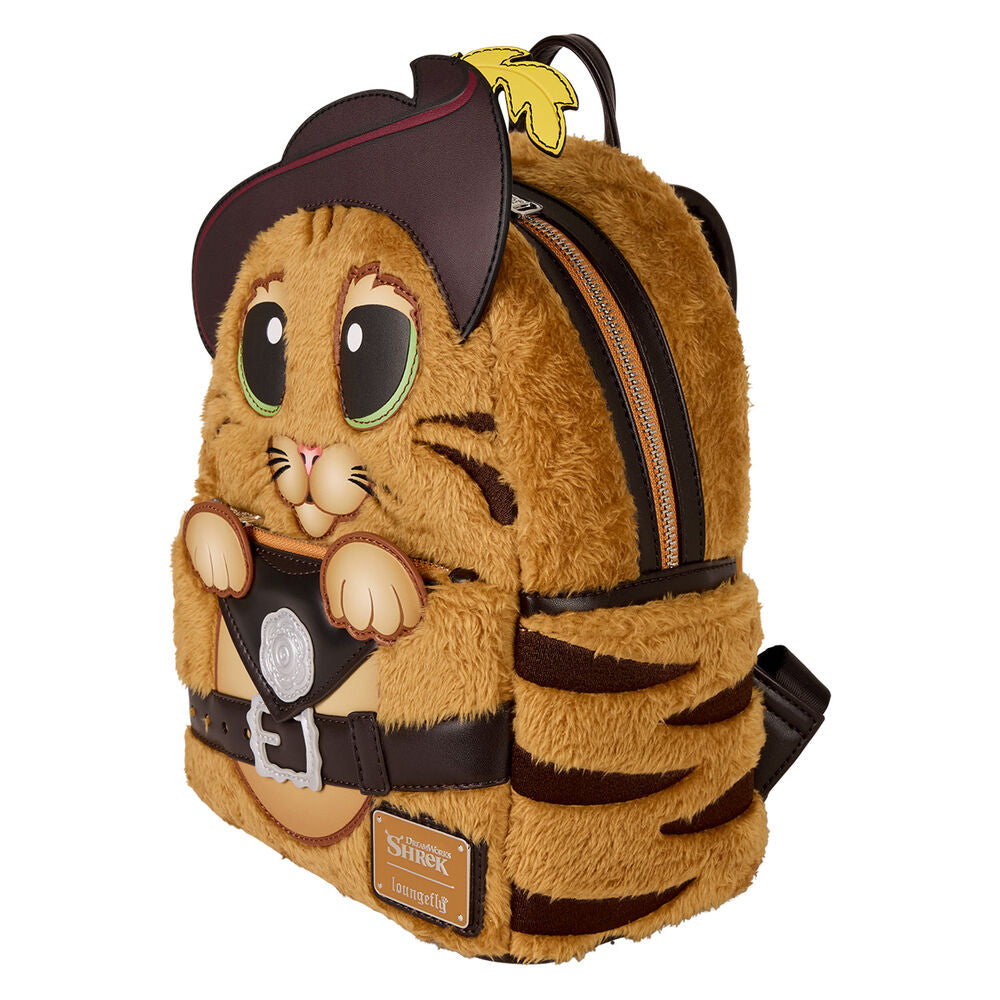 Mochila Peluche el Gato con Botas Shrek Loungefly 26 cm