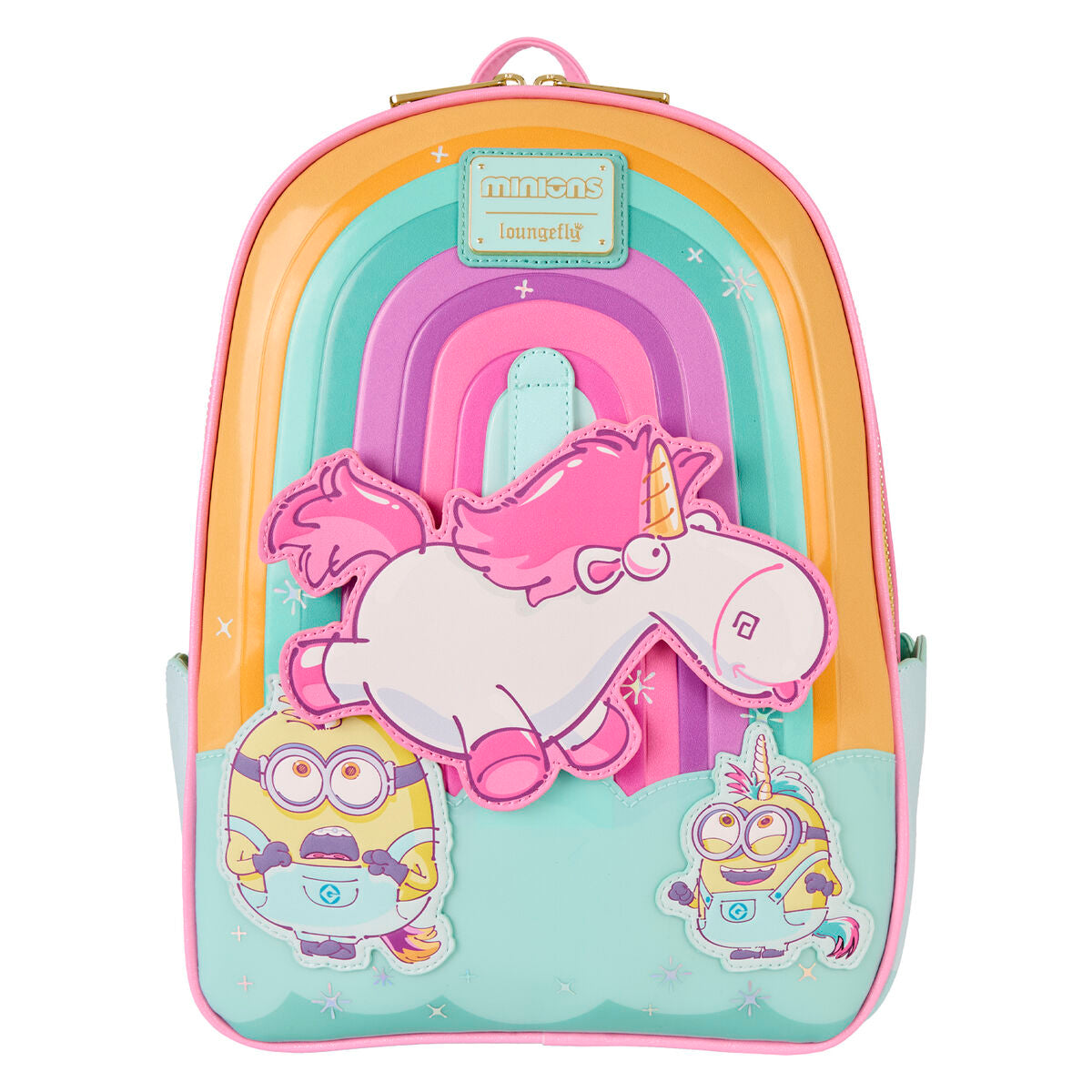 Minions By Loungefly Mini Mochila Fluffy Unicorn