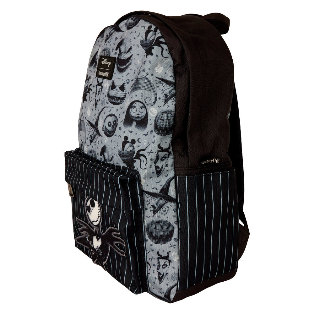 Disney By Loungefly Mochila Nylon Full-Size Nightmare Before Christmas