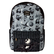 Disney By Loungefly Mochila Nylon Full-Size Nightmare Before Christmas