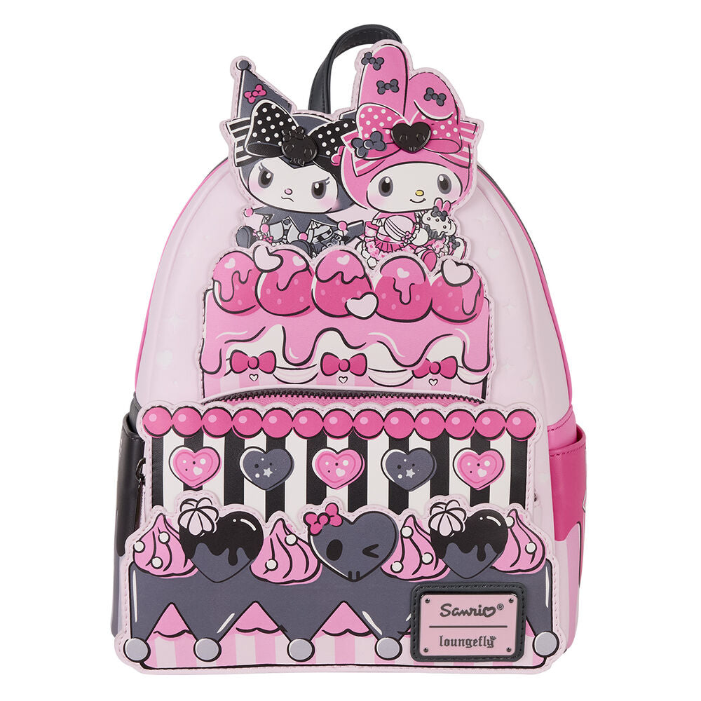 Mochila My Melody And Kuromi Sanrio Loungefly 26 cm