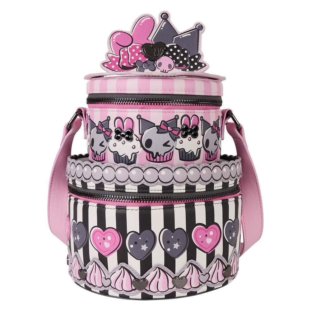 Bolso bandolera My Melody and Kuromi Sanrio Loungefly Frikytopia