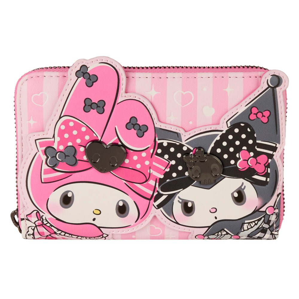 Cartera My Melody and Kuromi Sanrio Loungefly Frikytopia