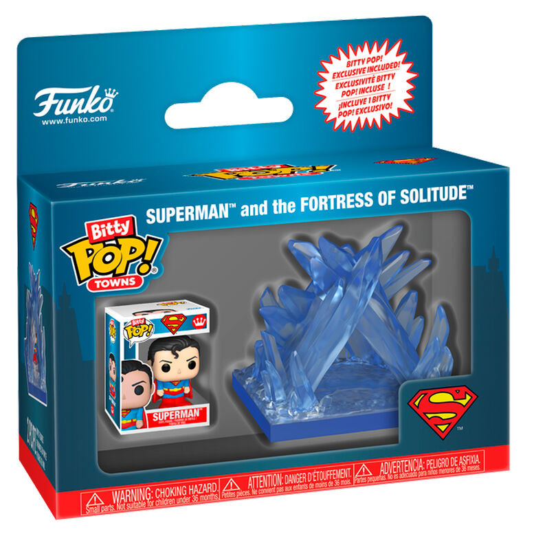 Funko Pop! Bitty Towns Superman and the Fortress of Solitude — DC COMICS