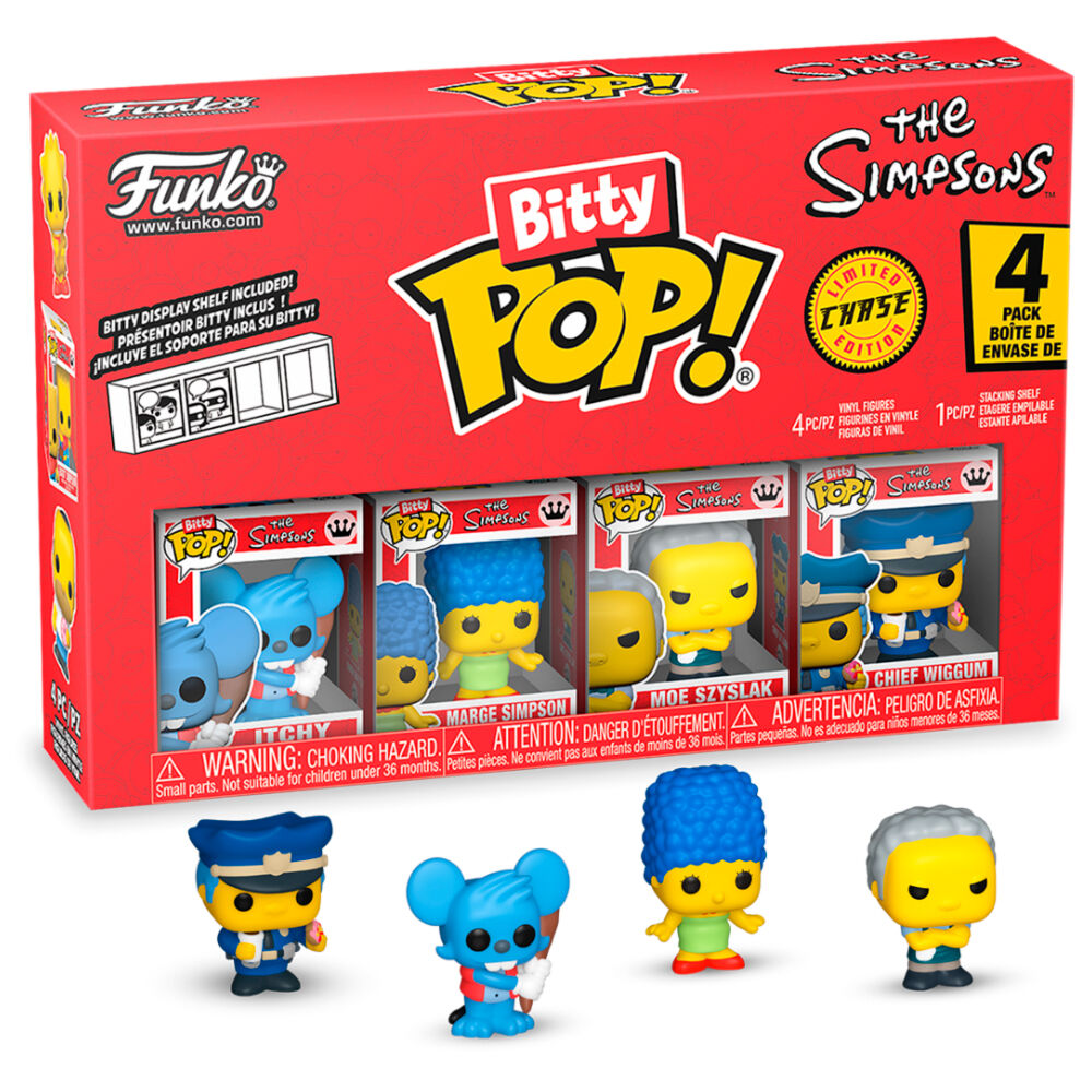 Funko Pop! Los Simpson Pack de 4 Figuras Bitty Vinyl Series 2 — LEAGUE OF LEGENDS