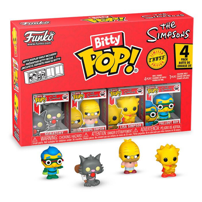 Funko Pop! Los Simpson Pack de 4 Figuras Bitty Vinyl Series 4 — LEAGUE OF LEGENDS