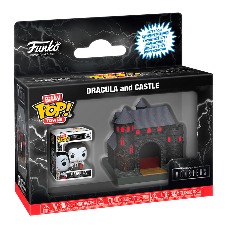 Figura Bitty POP Town Universal Monsters El Castillo de Dracula Frikytopia
