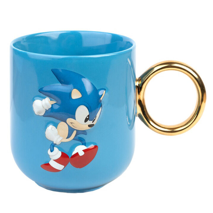 Taza 3D Sonic The Hedgehog 350ml Frikytopia