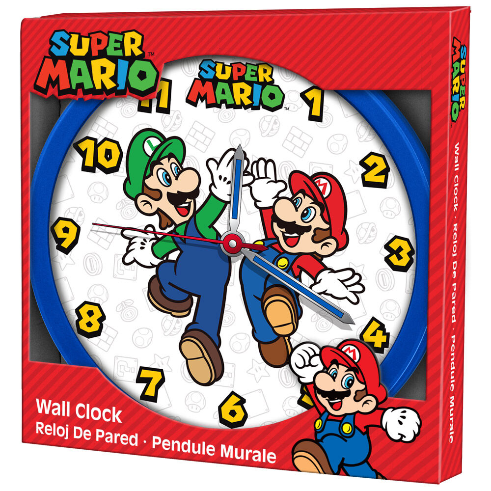 Reloj pared Super Mario Bros Frikytopia