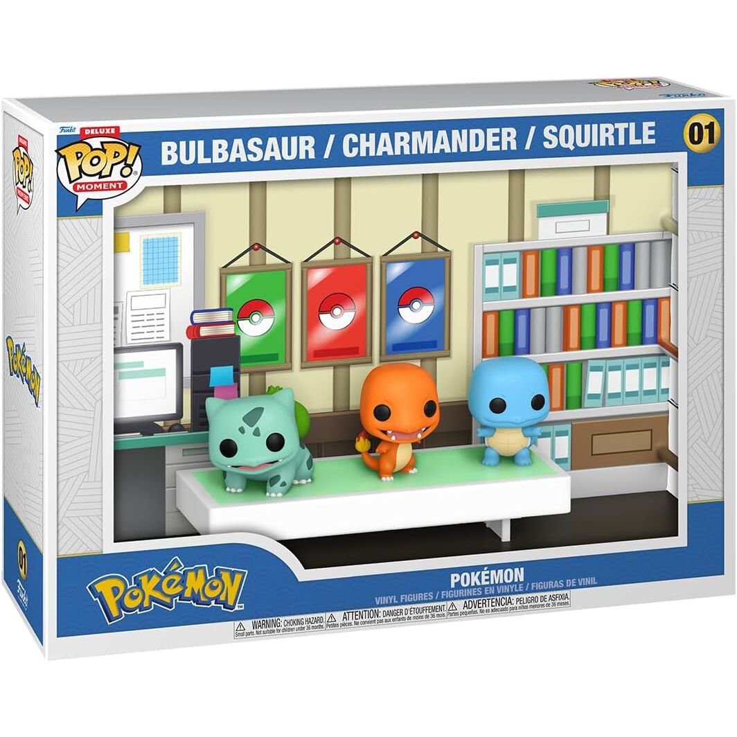 Pokemon POP Moments Deluxe Vinyl Figuras Pokemon - Starters Frikytopia