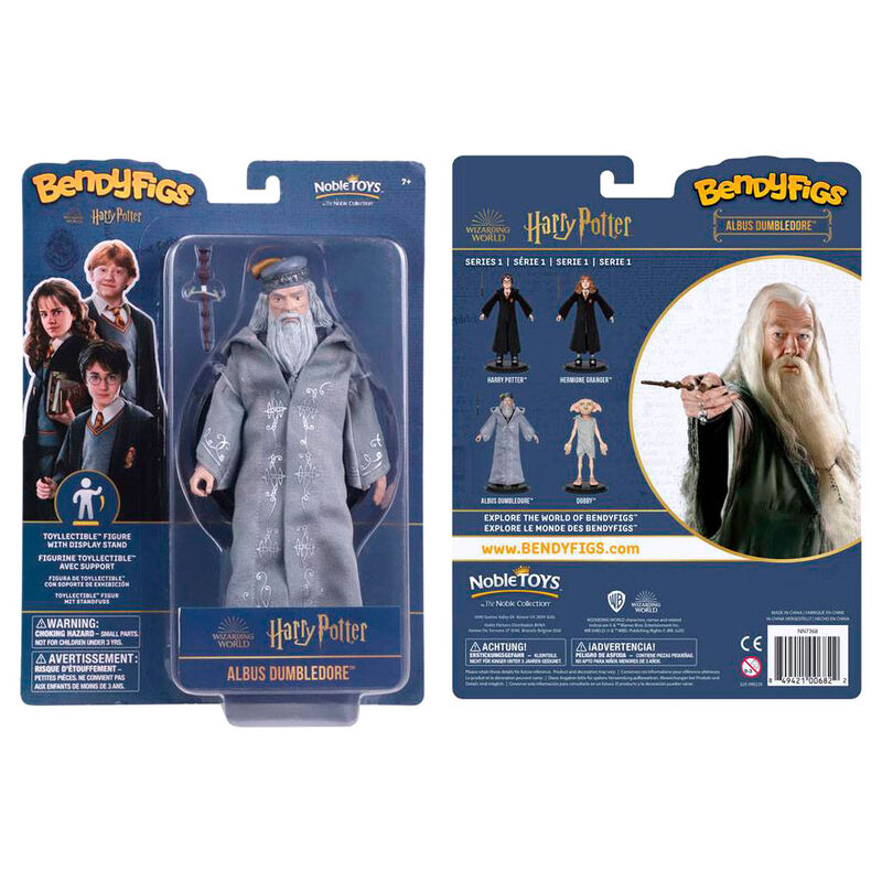 Figura Maleable Bendyfigs Dumbledore con Varita Harry Potter
