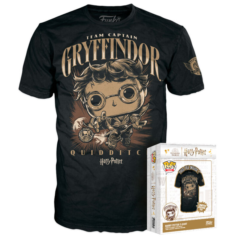 Camiseta Quidditch Harry Potter Talla L Frikytopia
