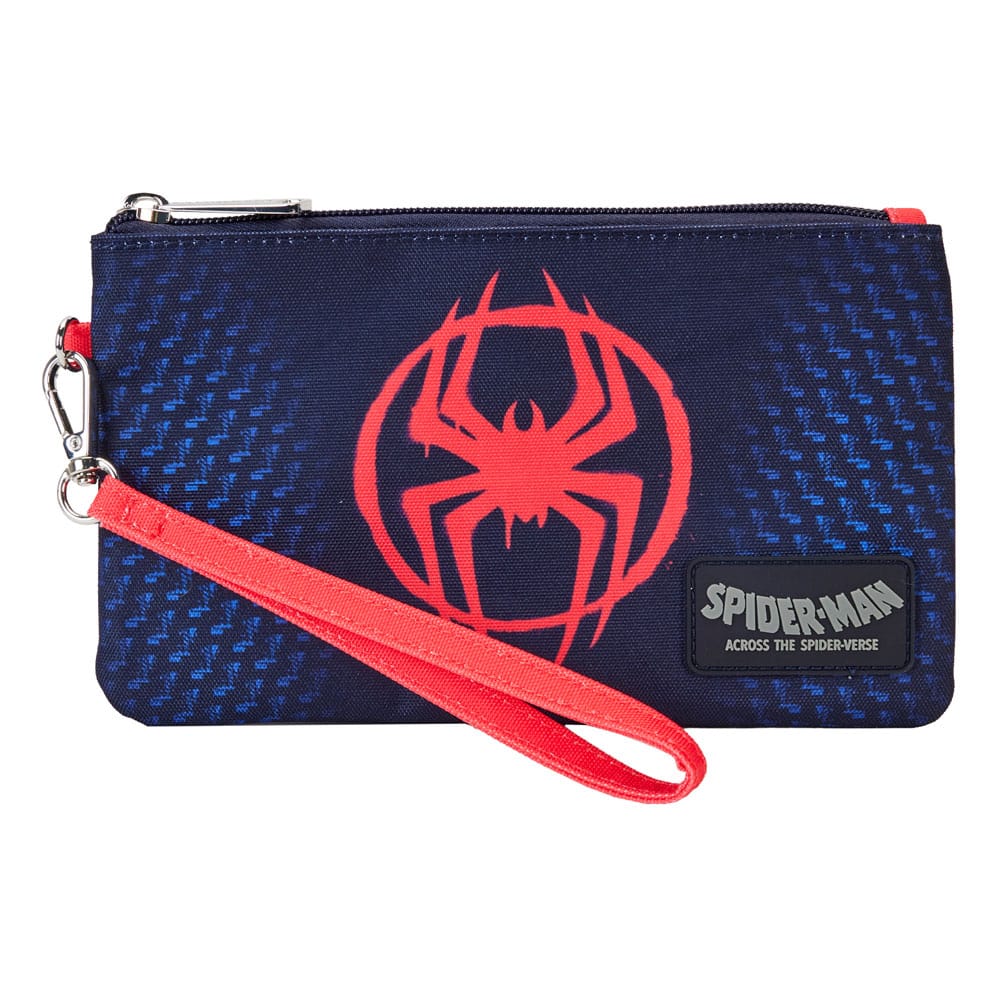 Cartera nylon Traje Miles Morales Spider-Verse Marvel Loungefly