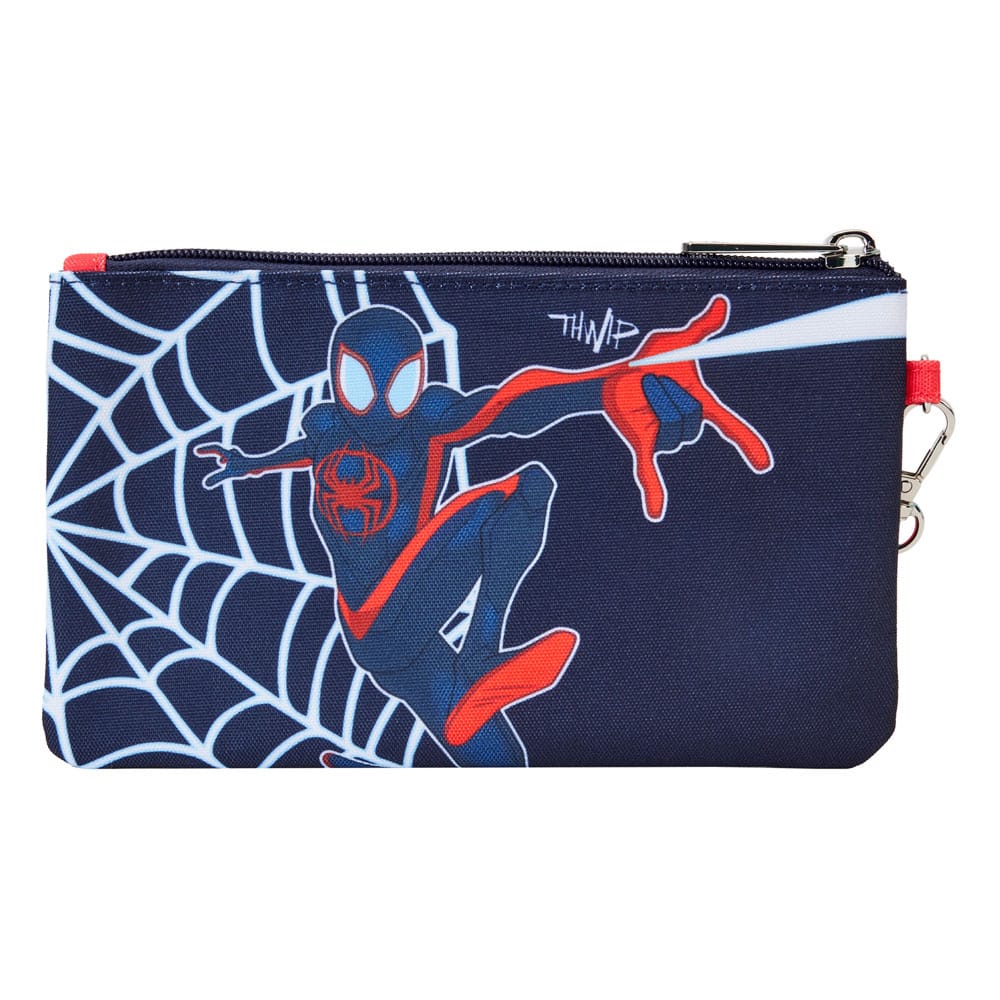 Cartera Nylon Traje Miles Morales Spider-Verse Marvel Loungefly