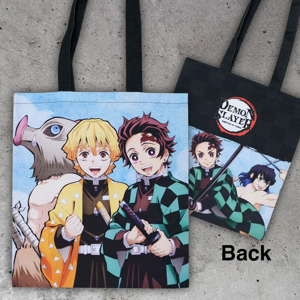 Demon Slayer: Kimetsu no Yaiba Bolsa Inosuke, Zenitsu, Tanjiro Frikytopia