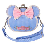 Disney By Loungefly Bandolera Minnie Floral And Lace Kisslock
