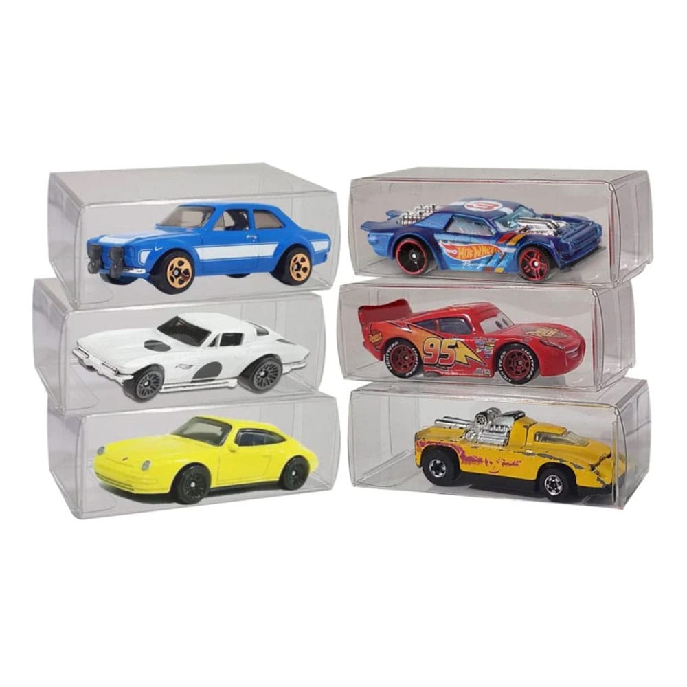 Hot Wheels Caja de PET Pack de 50 Protector para Matchbox Cars
