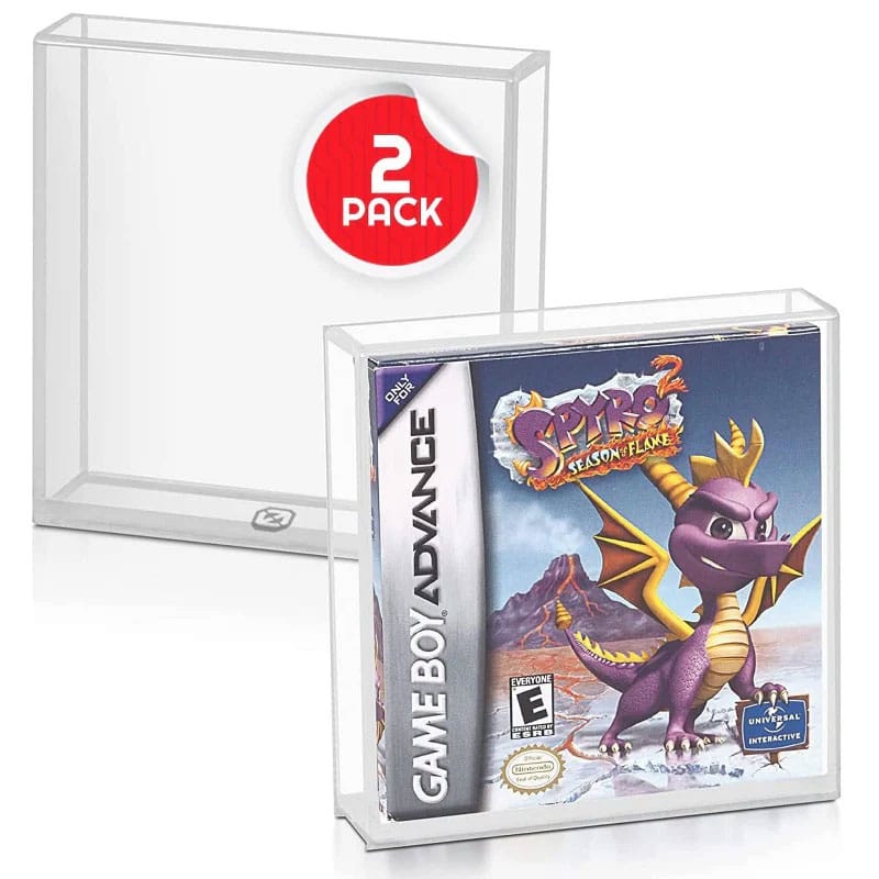 Caja de Acrílico Pack de 2 Protector para Gameboy/Gameboy Advance Games