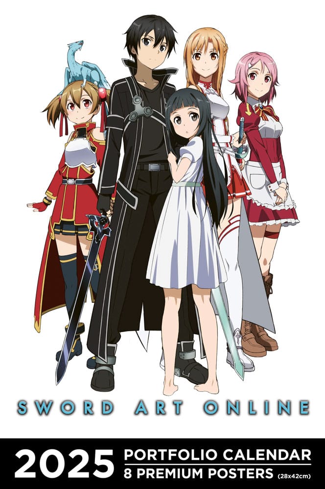 Sword Art Online Portfolio Calendario 2025 *Edición Inglés* Frikytopia