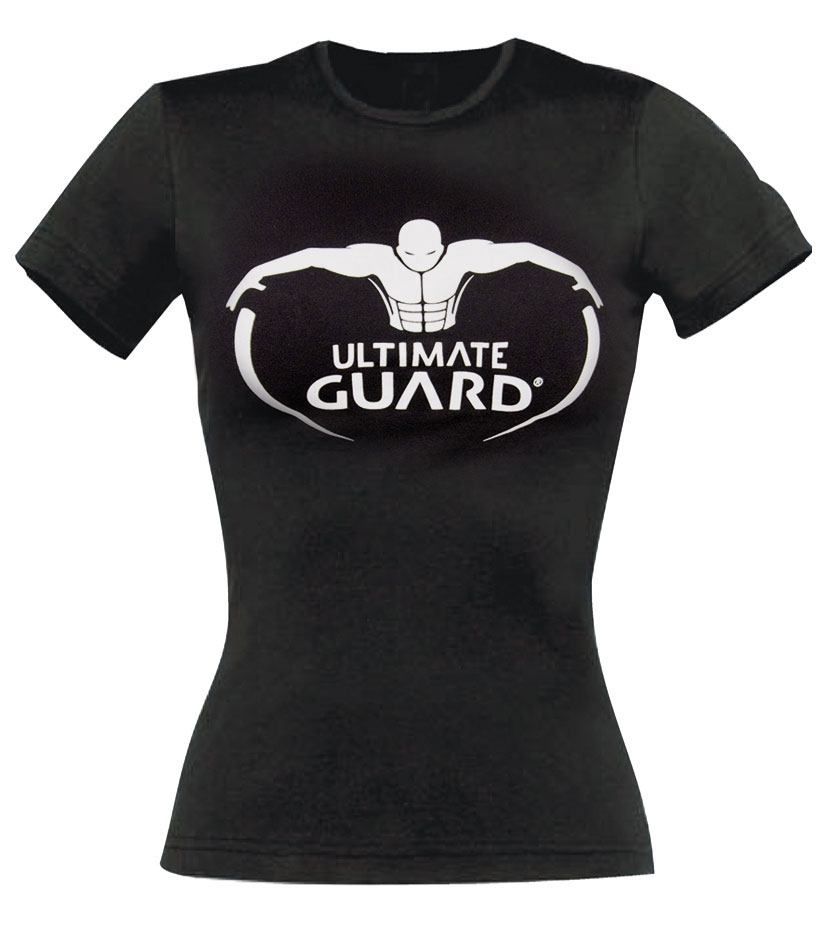 Ultimate Guard Camiseta Chica Logo Negro Talla M