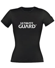 Ultimate Guard Camiseta Chica Wordmark Negro Talla M