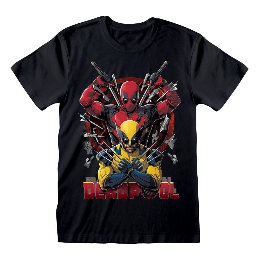 Deadpool Camiseta Deadpool & Wolverine Weapons Talla M