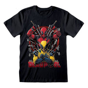 Deadpool Camiseta Deadpool & Wolverine Weapons Talla M