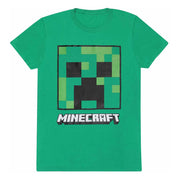Minecraft Camiseta Creeper Face Talla S
