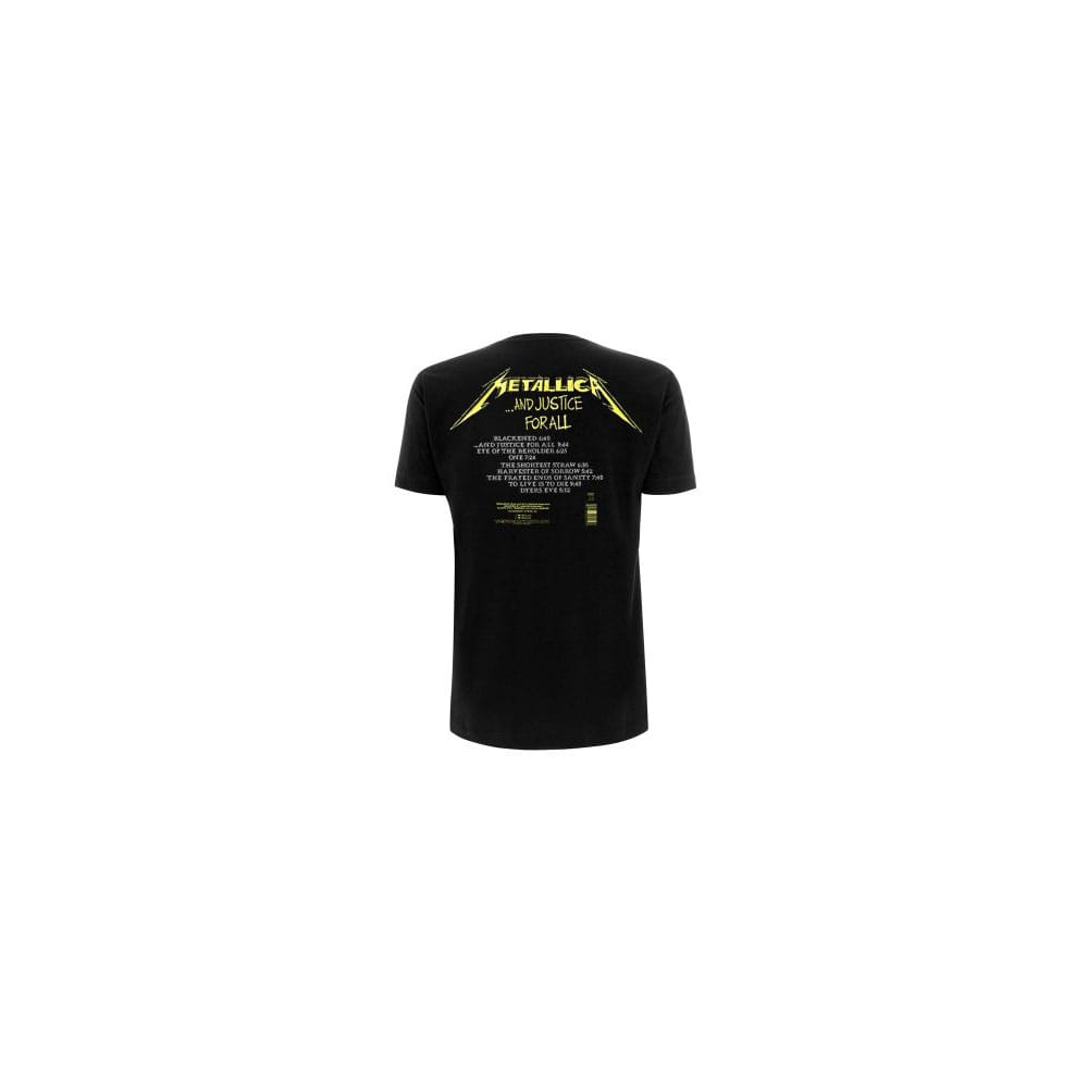 Metallica Camiseta And Justice For All Tracks Black Talla XL