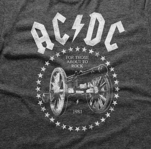 AC/DC Camiseta Cannon talla L