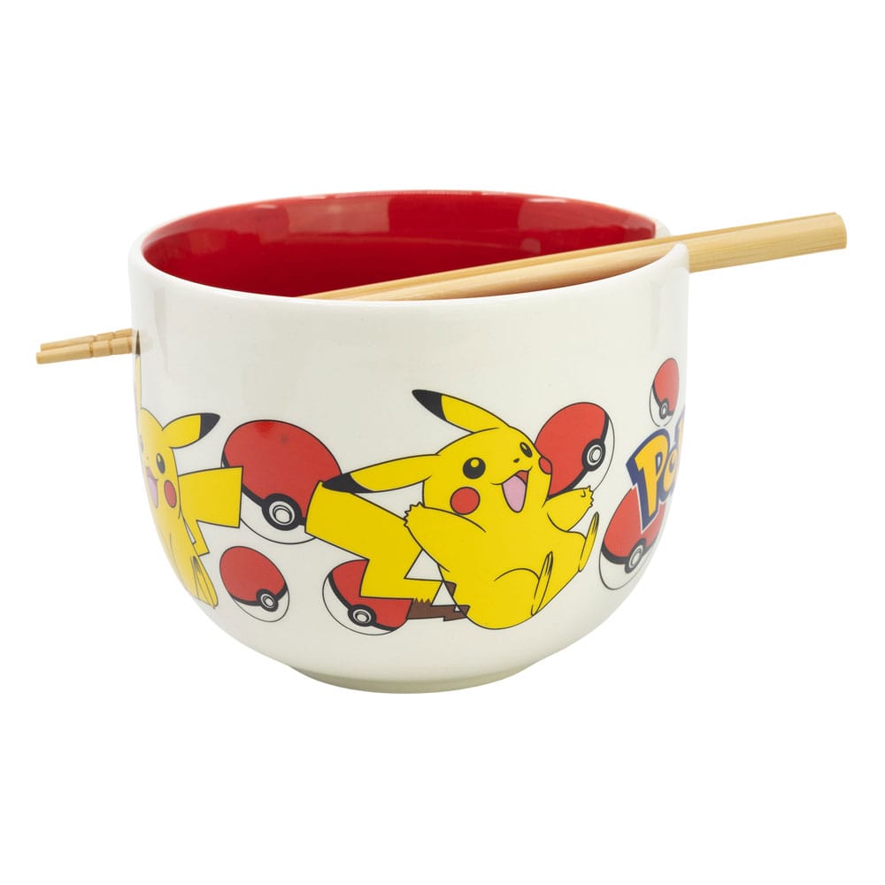 Pokémon Bol para Ramen con Palillos Face Frikytopia
