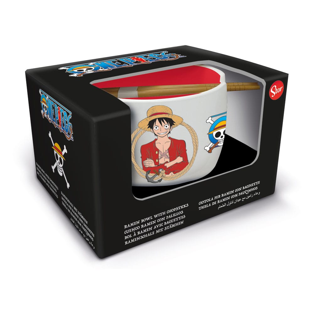 One Piece Bol para Ramen con Palillos Classic Frikytopia