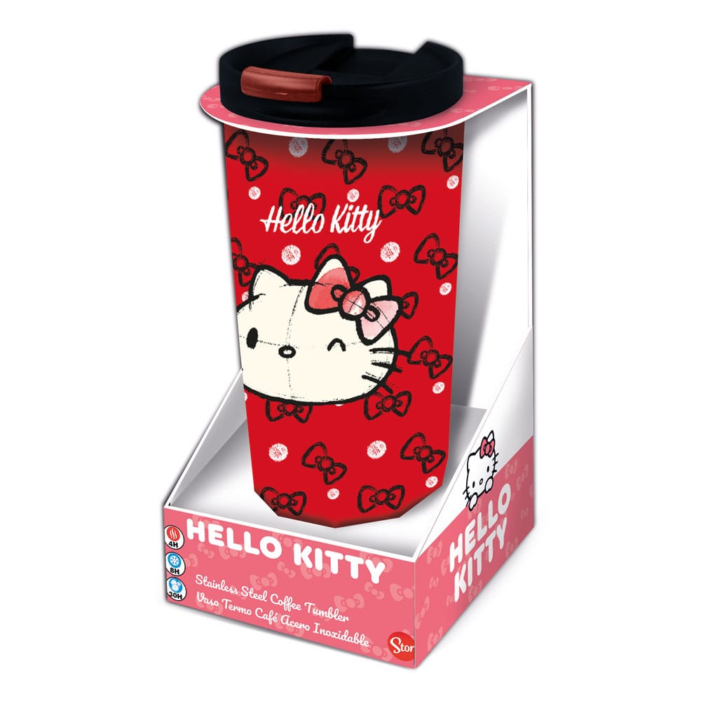 Sanrio Termo de Viaje Acero Inoxidable Hello Kitty Frikytopia