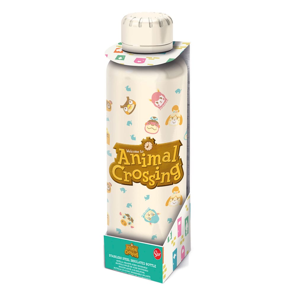 Animal Crossing Botella de Agua Logo Frikytopia