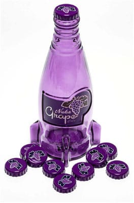 Fallout Réplica Bottle Series Glass Bottle & Cap Nuka Cola Grape