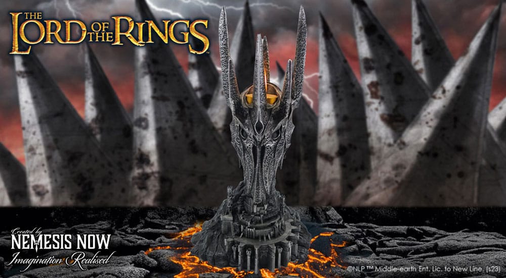 El Señor de los Anillos Portavelas Sauron 33 cm