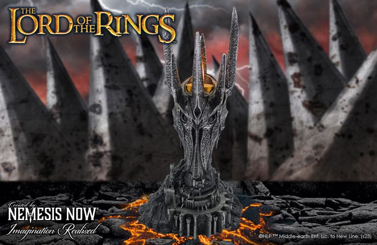 El Señor de los Anillos Portavelas Sauron 33 cm