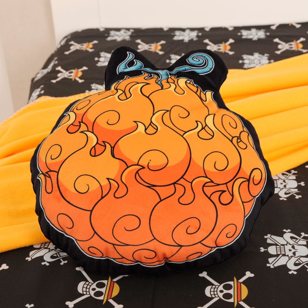 One Piece Almohadas Mera Mera no Mi 45 cm
