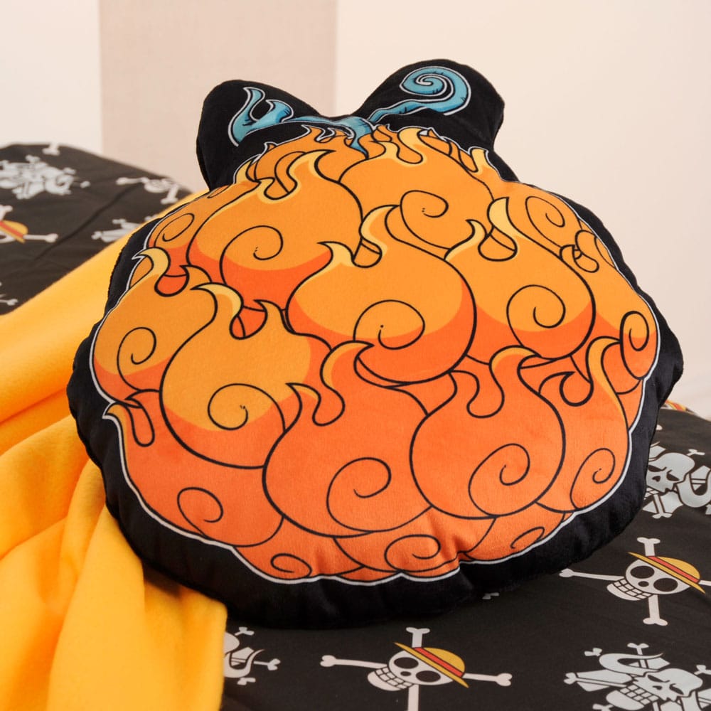 One Piece Almohadas Mera Mera no Mi 45 cm