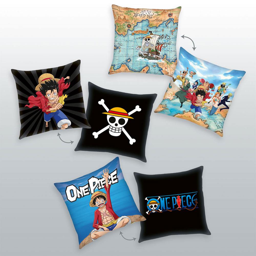 One Piece Pack de 3 almohadas Characters 40 x 40 cm Frikytopia