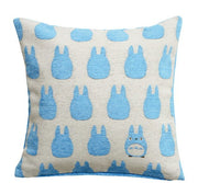 Mi Vecino Totoro Almohada Totoro Silhouette Blue 45 x 45 cm