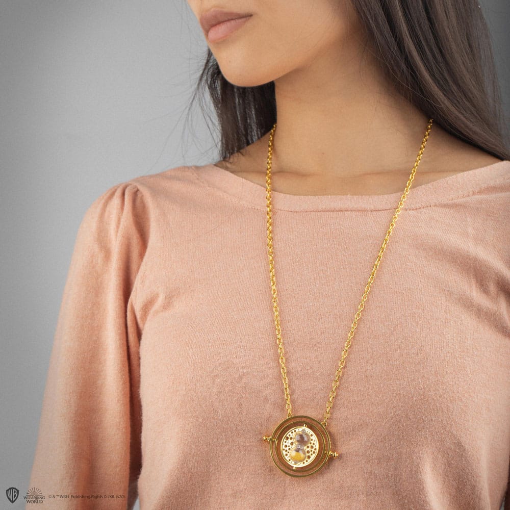 Harry Potter Collar con Colgante Giratiempo With Gift Box