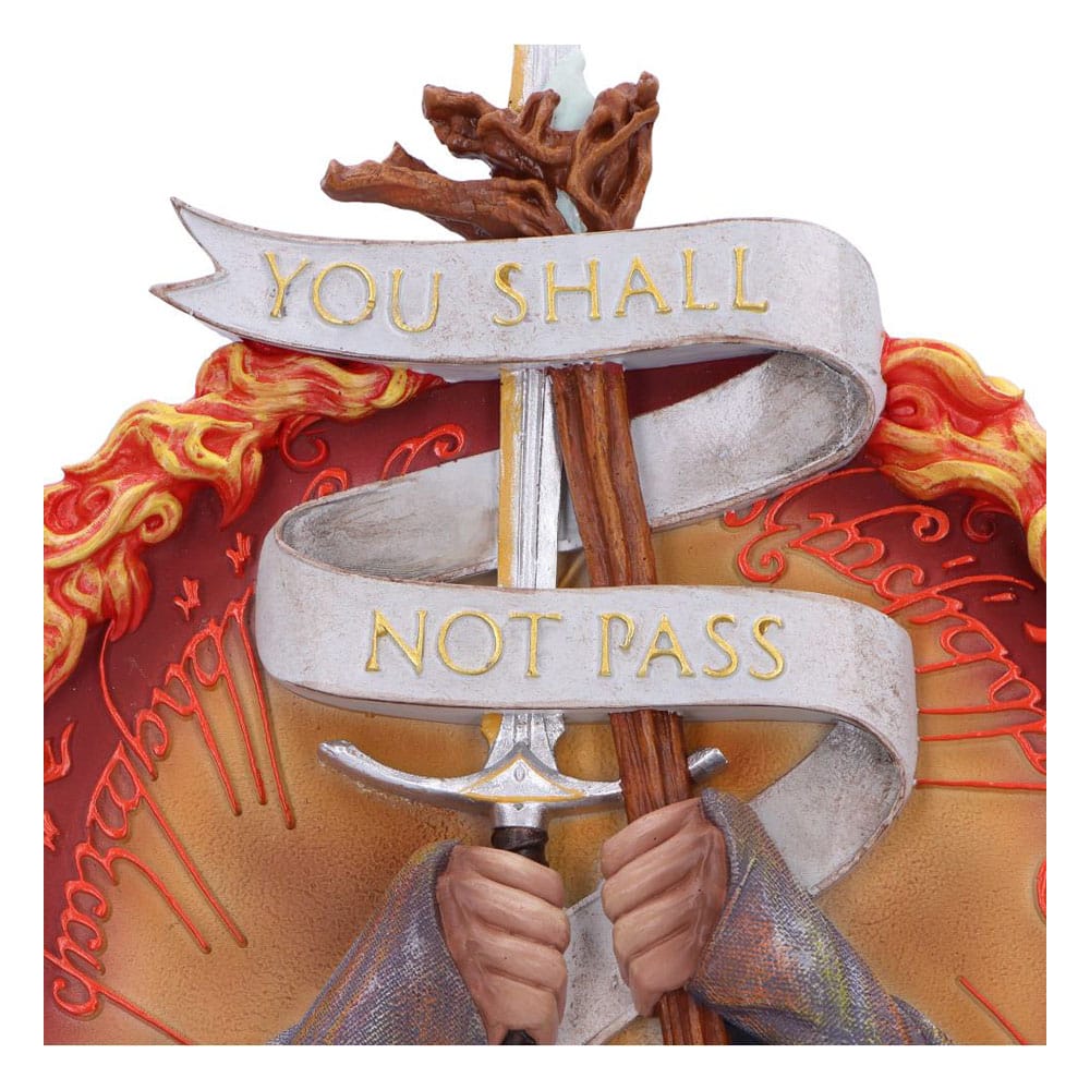El Señor de los Anillos decoración mural You Shall Not Pass 30 cm