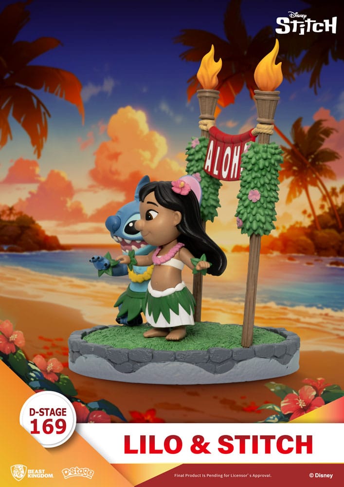Lilo & Stitch Diorama PVC D-Stage Lilo & Stitch 16 cm
