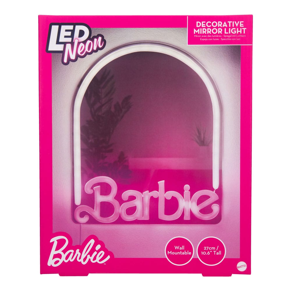 Espejo de Neón Led de Montaje en Pared Barbie