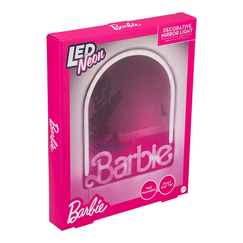 Espejo de Neón Led de Montaje en Pared Barbie