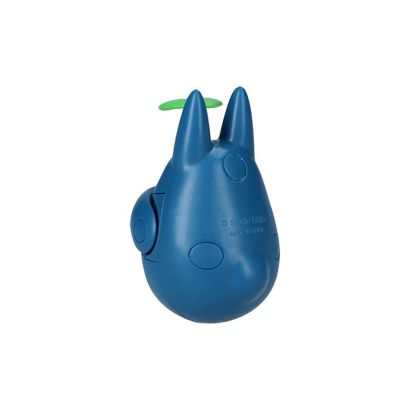 Mi Vecino Totoro Figura de Fondo Redondo Mid Totoro With Leaf 6 cm
