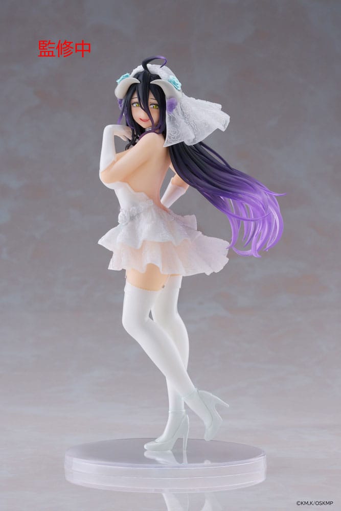 Overlord Estatua PVC Coreful Albedo Wedding Ver. 18 cm Frikytopia